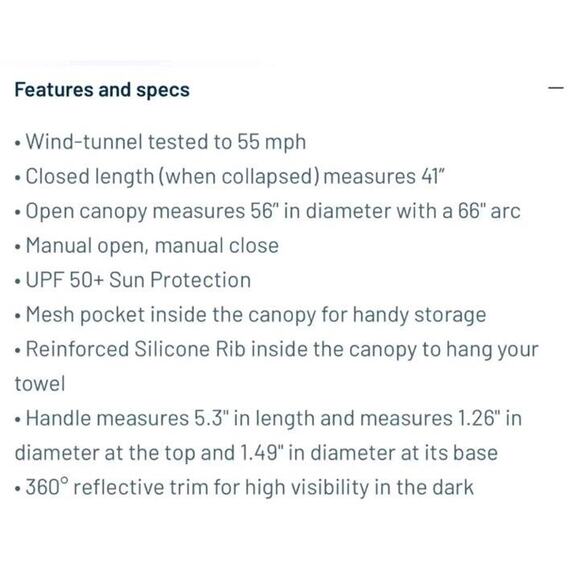 Weatherman Umbrella - 68" University Of Maryland Golf Umbrella - Picture 5 of 5